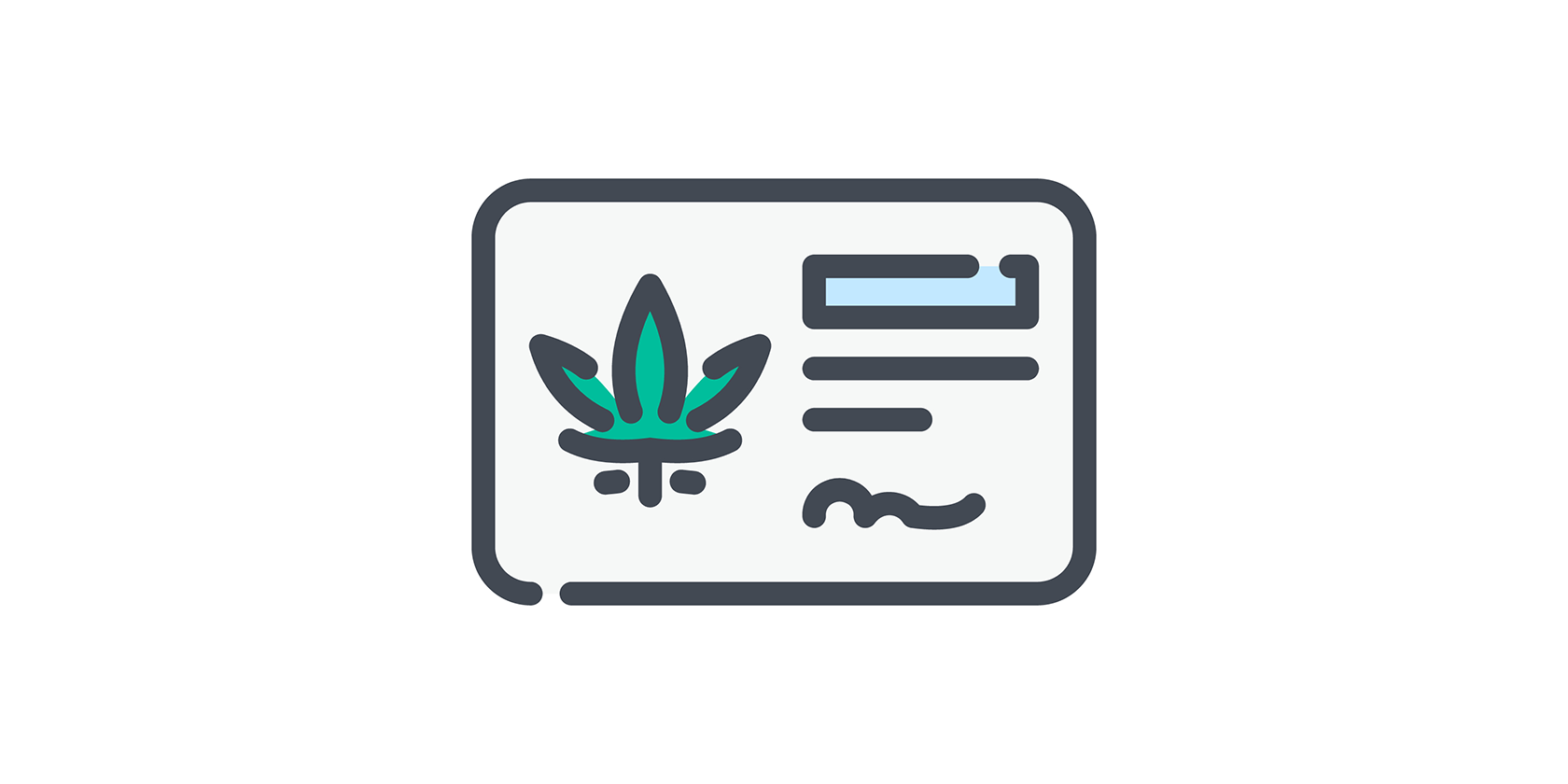 A smartphone screen displaying a digital medical marijuana recommendation from Dr. Weedy for a patient in California.